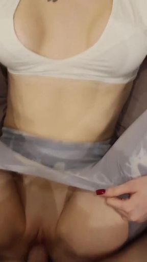 Quickie in torn leggings   Clip 3
