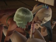 Futa - RWBY threesome - Salem x Weiss x Emerald - 3D Porn