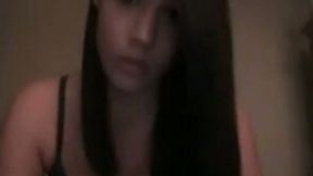 Cute and shy white chick finally shows me her privates