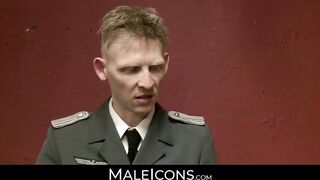 MaleIcons.com - Horny captain Rob bangs his huge dick into Brandon's tight hole with