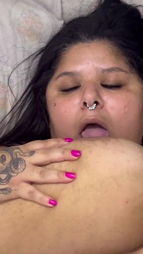 BBW in Bed: Jiggling My Big Breasts