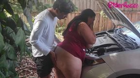 Tit Licking - Stepmom Receives Mechanical Sexual Help