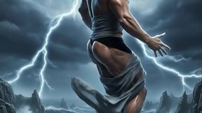 Hot guy became hard !(AI-generated)