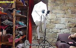 Bitch loves rock and being naked