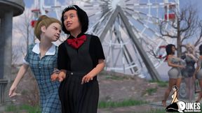 Lesbian artist has an orgy with her record producer