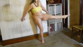 Erotic dance on Who Put The Bomp song