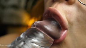 Dirty Latino broad spits fiery passion, her sex-starved mouth sucks cock&#x1F346; like a pro