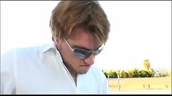 Slut babe is trying to excite and fuck the owner of a villa in California