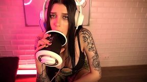 Busty Inked Slut Honey Haze Gives Epic ASMR Fuck Session