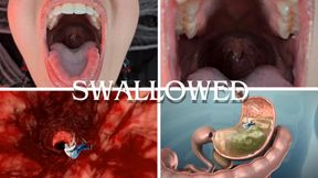 Swallowed Whole and Digested - Giantess Vores You ft. Swallowing, Inside Stomach Special Effects, Open Mouth Closeups, Descriptive Vore 1080p