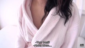 Japanese debutante gets strip searched then sexually ravaged after revealing her shameless, plump form