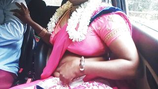 Telugu dirty talks, car sex, sexy saree aunty sex with auto driver. Part 1
