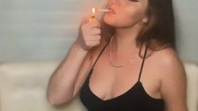 Smoking In Leather