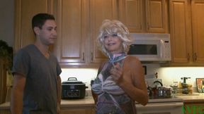 Hot Cougar Gilf Confesses She Has Fantasies About Her Step-Son ( PART 1 )