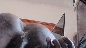 Upclose of Ryan\'s Asshole Balls and Dick Stroking