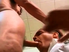 Straight Aussie's First Gay Blowjob Experience