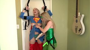 Kay Lovely & Sarah Taylor - Supergirl vs Poison Ivy - Lesbian Seduction (1080p)