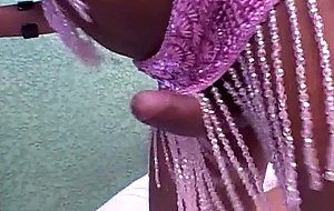 Banging a lewd blonde tgirl