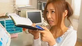 Secretary Sarasa Hara makes mistake and sucks cock for it