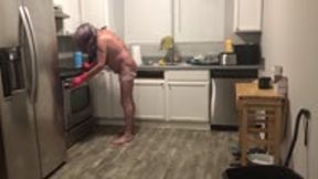 Sissy Slut Bitch Cleaning Goddess Kitchen