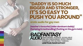 Fine Stud Wrestles With His Self-Defence Educator Dad [M4M] [Older Imperious Dude Audio Roleplay]
