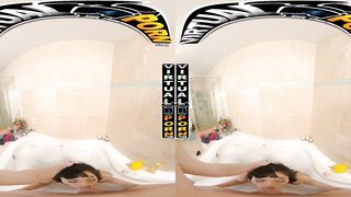 VIRTUAL PORN - Soapy Bath Time Rubdown Fuck With Amira Ali #POV