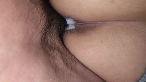 Creampie on My Stepsister When My Wife Go to Work
