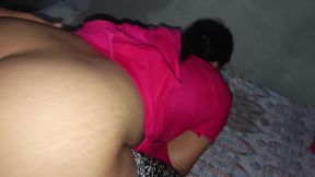 Cute Indian Bhabhi with Juicy Lips Licking and Sucking Big Cock and Enjoying Fucking in Doggy Style