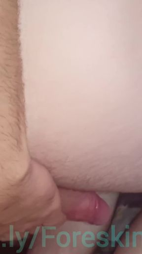 Devour the splashes and fountains of sperm from the hot fucking of two huge dicks without a condom!