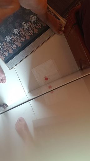 Hot Candle Wax on Cock