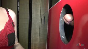 Young Gloryhole and Shower Blowjob Cum in Mouth