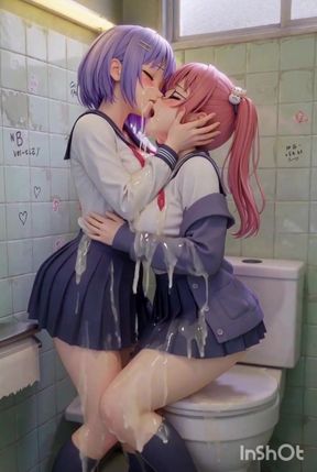 Girl Kissing Cosplay Anime Compilation