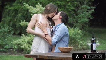 Wild Outdoor Anal Ride with 21 Naturals' Brunette Hottie