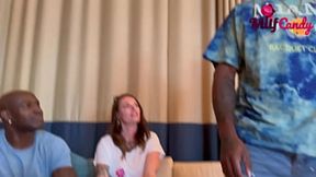 MilfCandy's finest, Trailer Parker Skyes, takes on Sheem The Dream in saucy lesbian lust
