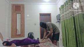 Took Didi to the Hotel and Gave Her a Massage, Then Hot Body Nehari