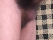Nice cock cumming before work