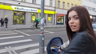Erotic seductive teen gets long dick in tight mouth