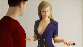 Horny 18 Plus Stewardess Loves Riding My Cock in Flight