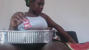 watch me eat lots of food for 2 hours