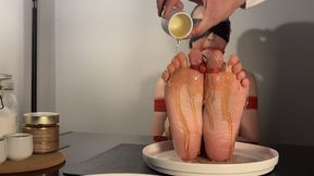 Foot Fetish Feast - Honey Glazed Soles
