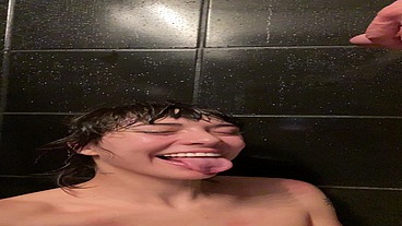 Nova Flame with her mouthful of Piss