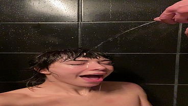 Nova Flame with her mouthful of Piss