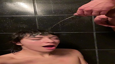 Nova Flame with her mouthful of Piss