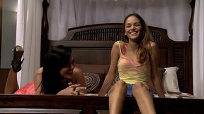 White And Asian Lesbians Eat Pussy And Finger Hole