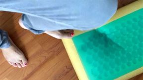 Feet tease