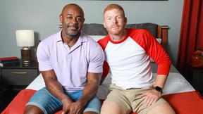 ”Bennett Anthony cums on his stomach during Aaron Trainer banging him”