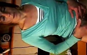 stehende Masturbation