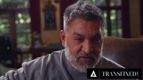 DILF Destroyed By Brittney Kade Trans Cock Then Creampies Her Eats Cum Gush