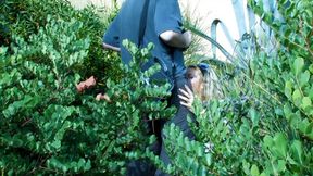 French stud fucks horny blonde babe at the beach