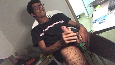 0161 He was lying down and naked, I couldn't hold it in and I squirted